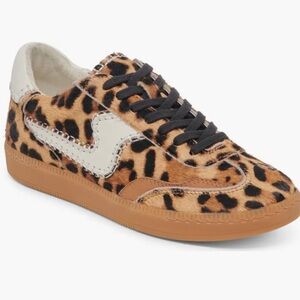 Dolce Vita Leopard Notice Stitch Genuine Calf Hair Sneaker